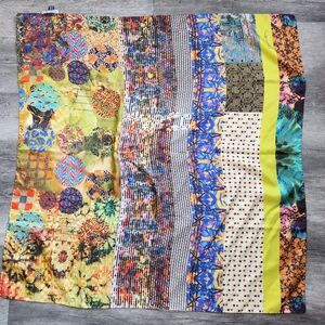 Clelia & Romy Square 100% Silk Scarf